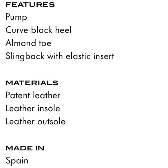 🍃💕NIB STUART WEITZMAN Curve 85 Black Patent Block Heel Slingback Pump Size 9.5 - Picture 16 of 16